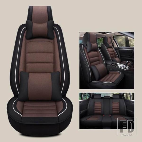 【並行輸入品】汎用 レクサス 通気性の亜麻素材の高級カーシートカバーCT200H ES300H GS...