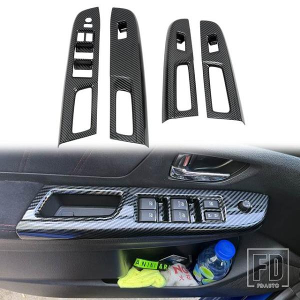 【並行輸入品】スバル WRX / WRX STI 2015-2020 プリントドアウィンドウスイッチ...