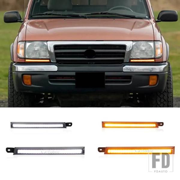 【並行輸入品】タコマ 1998-2004用 LEDデイタイムランニングライト DRLフォグランプ ダ...