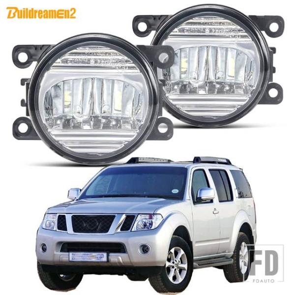 並行輸入品 日産 2 X 30W 3000LM フォグランプアセンブリ パスファインダー R51 2...