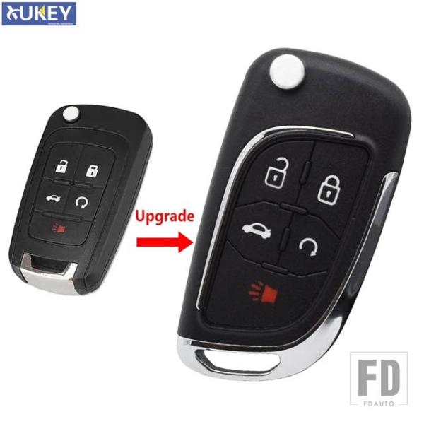 【並行輸入品】シボレー 5ボタンキーシェルケース リモート 折りたたみフリップ エクイノックス クル...