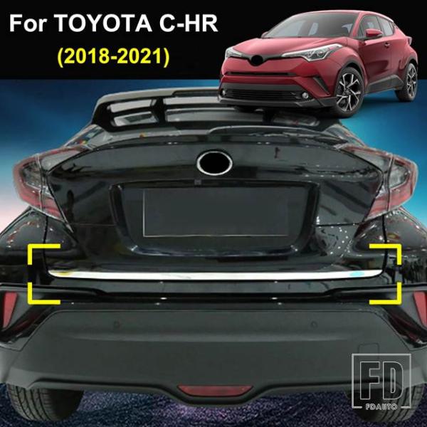 【並行輸入品】リアテールトランク テールゲートブーツ バックドアカバートリム ステンレススチール リ...