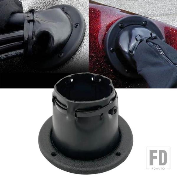 【並行輸入品】ボートケーブルブーツマリントランサムワイヤータイアクセサリー付きブラックボートステアリ...