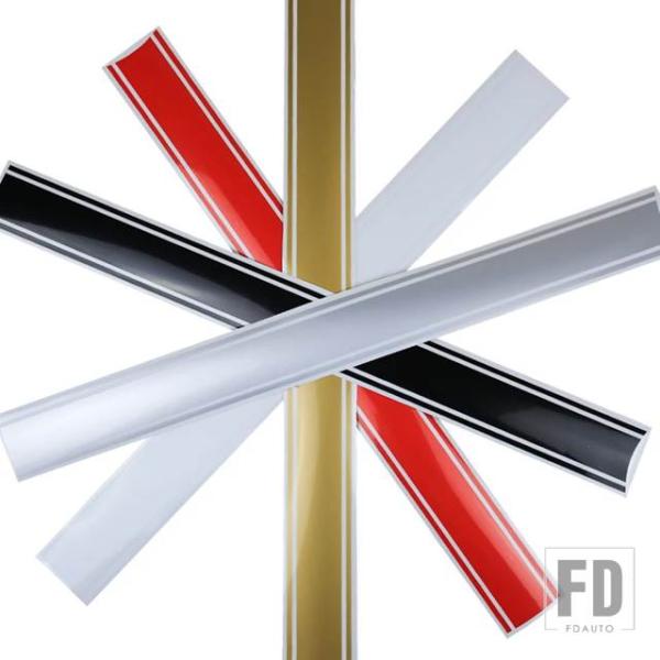 【並行輸入品】オートバイ 5*50CM ストリップステッカー ヴィンテージバイク用 ステッカーキット...