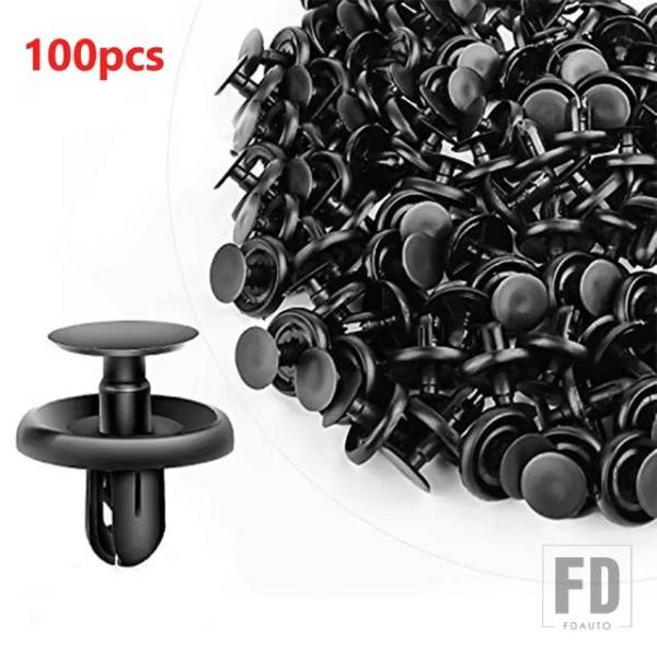 【並行輸入品】トヨタ車用ファスナー トリムパネルクリップ バンパーフェンダープッシュピンリベット 自...