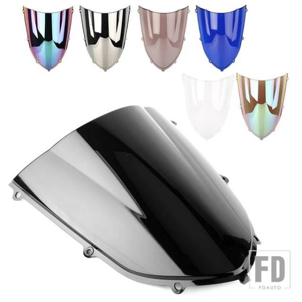 【並行輸入品】04 05 バイク用 風防 ABS 風防 ダブルバブル カワサキ ZX-10R 200...