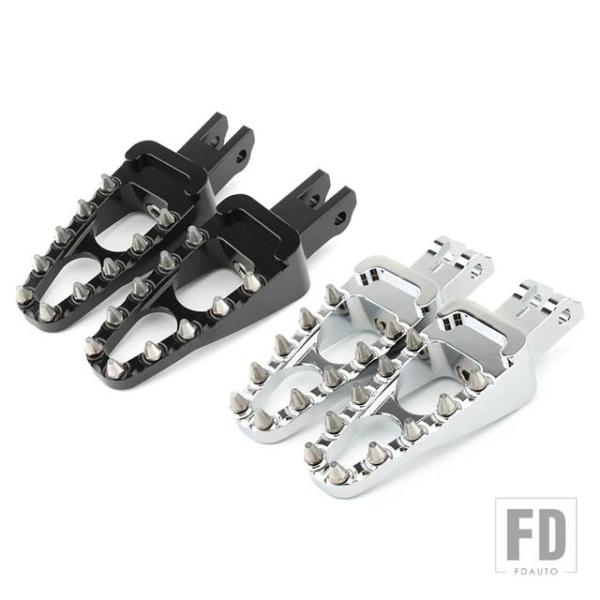 【並行輸入品】バイク用 フロントライダーフットペグレストペダル 2個 ハーレーダビッドソン X350...