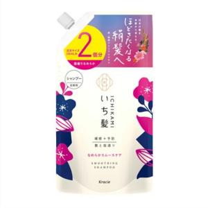 ★いち髪　なめらかスムースケアシャンプー　詰替用　660mL ●翌日配達「あすつく」対象商品（休業日を除く）●