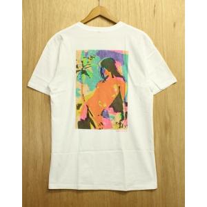 GOOD WORTH (グッドワース,Ｔシャツ) MOSAIC TEE white｜oddball-skate-snow