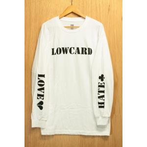 LOWCARD (ローカード,ロンＴ) SONGS OF LOVE AND HATE LONGSLEEVE white｜oddball-skate-snow