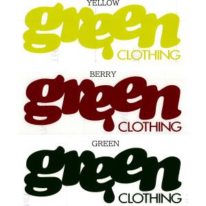 GREEN CLOTHING グリーンクロージング ステッカー DIE CUT STICKER