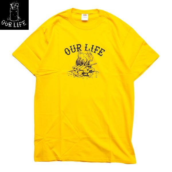 OURLIFE PALLET LIFE S/S TEE gold Art by Brian Sebe...