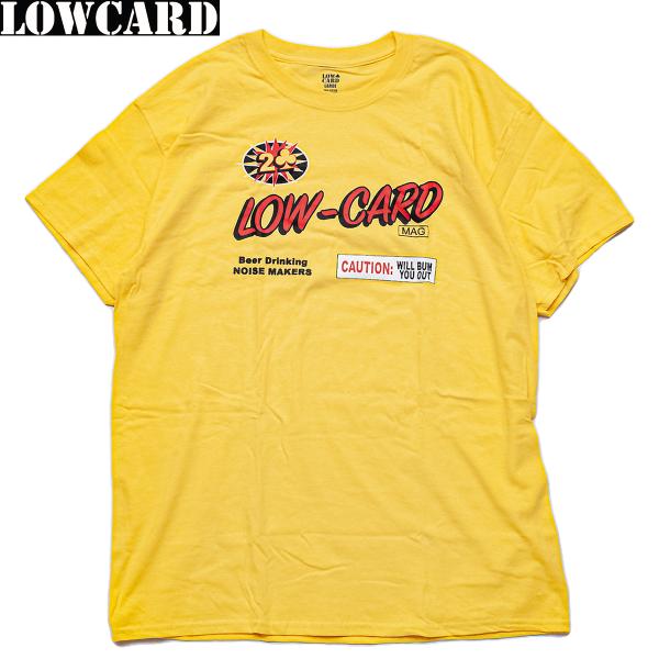 LOWCARD POP ITS S/S TEE gold ローカード Tシャツ