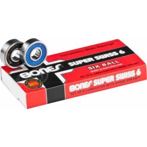 ボーンズ スケボー ベアリング スイスベアリング シックスボール BONES BEARING SUPER SWISS 6 BALL｜ODDBALL SKATE&SNOW