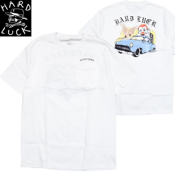 HARD LUCK CLOWN JOKER S/S POCKET TEE white ハードラック ...