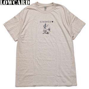 LOWCARD COOKED S/S TEE sand ローカード Tシャツ｜oddball-skate-snow