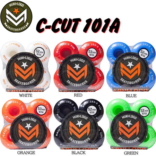MINI LOGO C CUT WHEEL 101A ミニロゴ スケボー ウィール