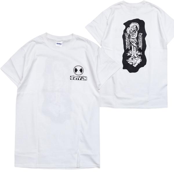 THE DRIVEN GONZ TEE WHITE ドリブン Tシャツ ジェイソンジェシー ゴンズ
