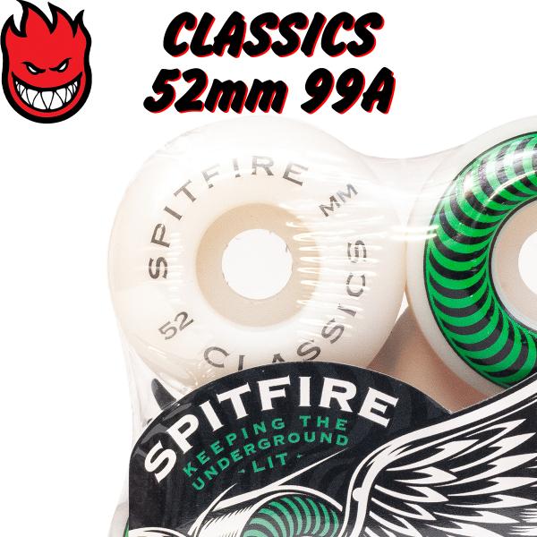 スピットファイヤー 52mm スケボー ウィール クラシック SPITFIRE WHEEL CLAS...