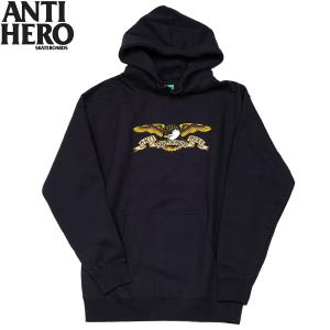 ANTI HERO EAGLE PULLOVER navy アンチヒーロー クラシックイーグル パーカー｜oddball-skate-snow