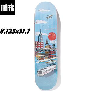 トラフィック 8.38インチ スケボー デッキ TRAFFIC COURTS CITY BLOCKS