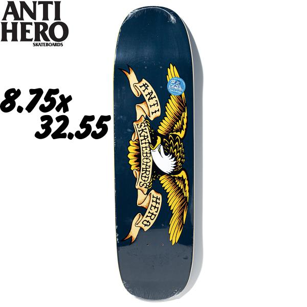 ANTI HERO SKATEBOARDS TEAM SHAPED EAGLE BLUE MEANI...