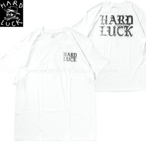 HARD LUCK ROUGH OLD HAND S/S TEE white ハードラック 半袖Tシャツ｜oddball-skate-snow