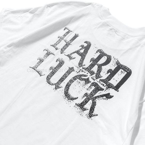 HARD LUCK ROUGH OLD HAND S/S TEE white ハードラック 半袖Tシ...