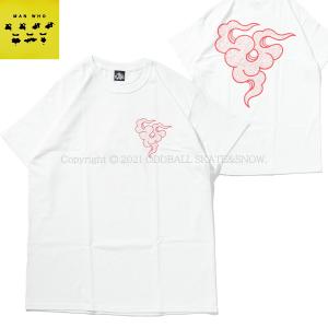 MAN WHO 風と共に TEE WHITE マンフ― Tシャツ｜oddball-skate-snow