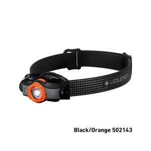 LEDLENSER MH5 BLACK/ORANGE 502143 レッドレンザー ヘッドライト USB充電式｜oddball-skate-snow