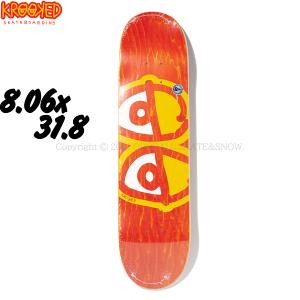 KROOKED（クルキッド） 8.06インチ スケボー デッキ KROOKED TEAM EYES