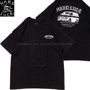 HARD LUCK SERVICE VAN S/S TEE black ハードラック 半袖Tシャツ｜oddball-skate-snow