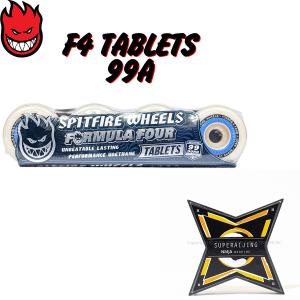 SPITFIRE WHEEL F4 TABLETS 99A + ニンジャ スーパー雷神｜oddball-skate-snow