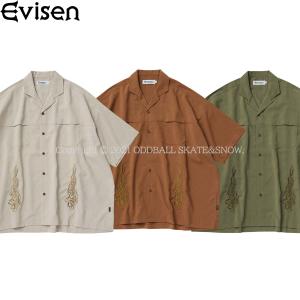 EVISEN EYE FIRE SHIRT えびせん ゑ 半袖シャツ｜oddball-skate-snow