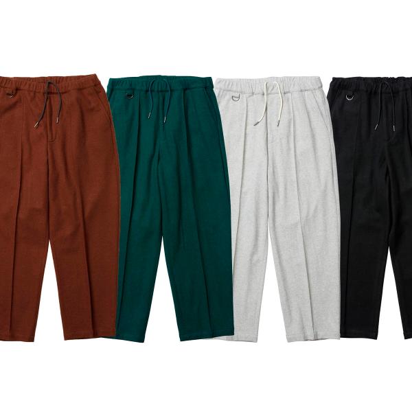 EVISEN SKATEBOARDS WOOL PINTUCK TRACK PANTS えびせん ウ...
