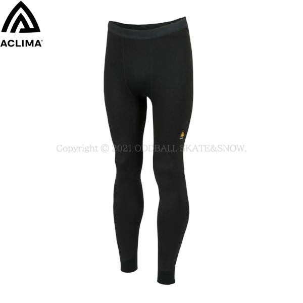 アクリマ ホットウール ロングス タイツ ACLIMA HOTWOOL LONGS Jet Blac...