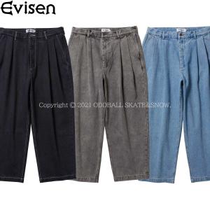 EVISEN NIKOLA DENIM PANTS エビセン ワイドデニムパンツ｜oddball-skate-snow