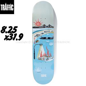 スケートボード コンプリート Traffic 8 インチ スケボー トラフィック トラフィック 8.38インチ スケボー デッキ TRAFFIC COURTS CITY BLOCKS