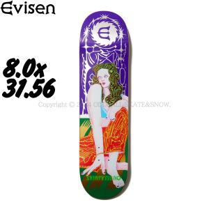 EVISEN 8.0インチ SHINPEI UENO LEVITATION DEEP CONCAVE 8.0 エビセン スケートボード ゑ スケボー デッキ 上野伸平｜oddball-skate-snow
