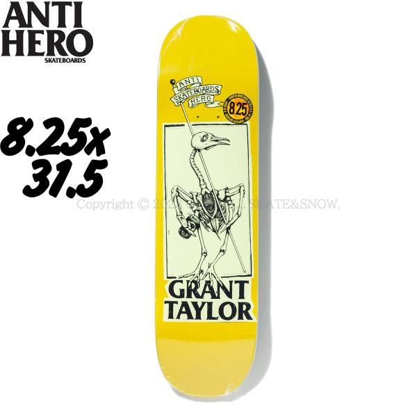 アンタイヒーロー 8.25インチ スケボー デッキ ANTI HERO SKATEBOARDS GR...