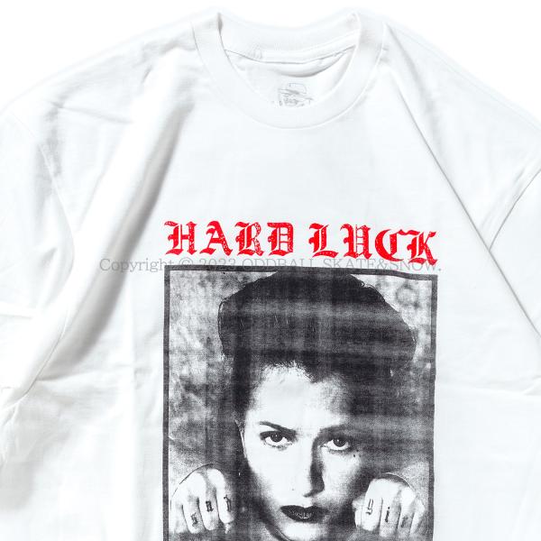 HARD LUCK Triste S/S TEE white ハードラック 半袖Tシャツ