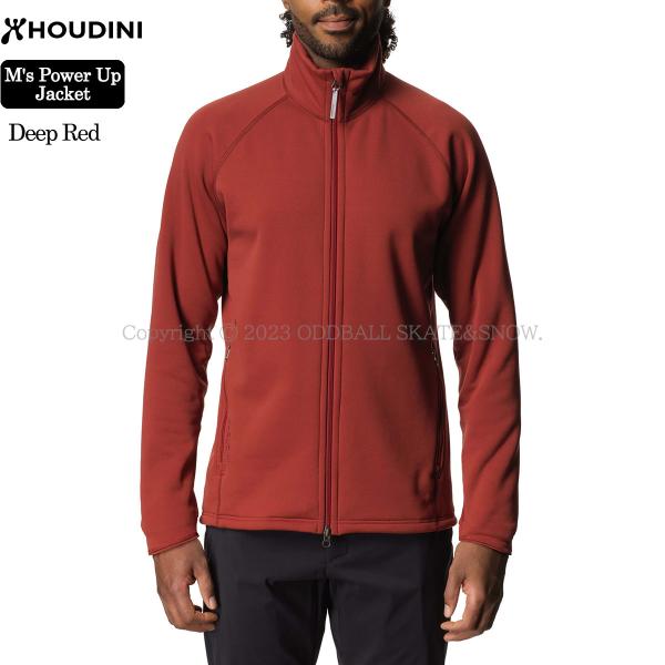 HOUDINI M&apos;s Power Up Jacket Deep Red フーディニ パワーアップジ...