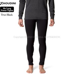 HOUDINI M’s Long Power Tights True Black フーディニ  メンズ パワータイツ｜oddball-skate-snow