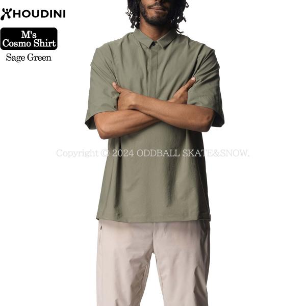 HOUDINI M’s Cosmo Shirt Sage Green フーディニ コスモ シャツ