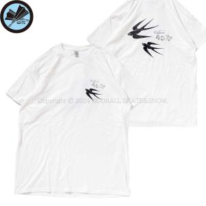 4D7S Swallow S/S TEE white By RatHoleStudio ホデナス Tシャツ｜oddball-skate-snow