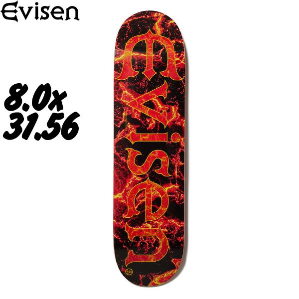 エビセン 8.0インチ スケートボード ゑ スケボー デッキ EVISEN SKATEBOARDS ...