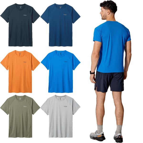 RAB Men's Sonic Tee ソニック Tシャツ ジップ 速乾