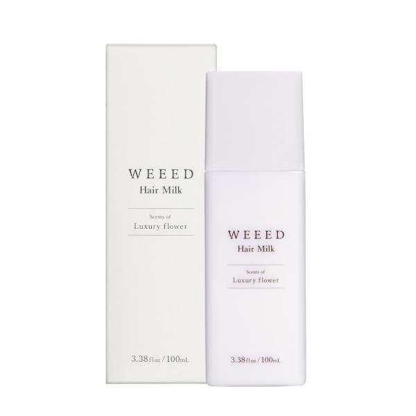 WEEED ヘアミルク 100ml ラグジュアリーフラワーの香り ヘアケア スタイリング  サラサラ...