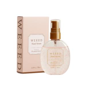 WEEED ハンドセラム 50ml プルメリア＆リリーの香り 美容液 ハンドケア オイルカプセル 植物由来オイル エキス 保湿｜E!Choice Yahoo!店