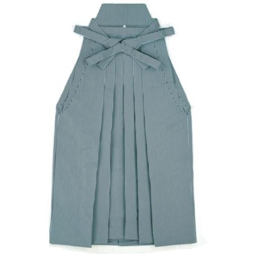 踊り用 袴 縞 はかま グレー 黒 (縞巾約1.5mm) 舞台衣裳、卒業式、成人式等にもA-y